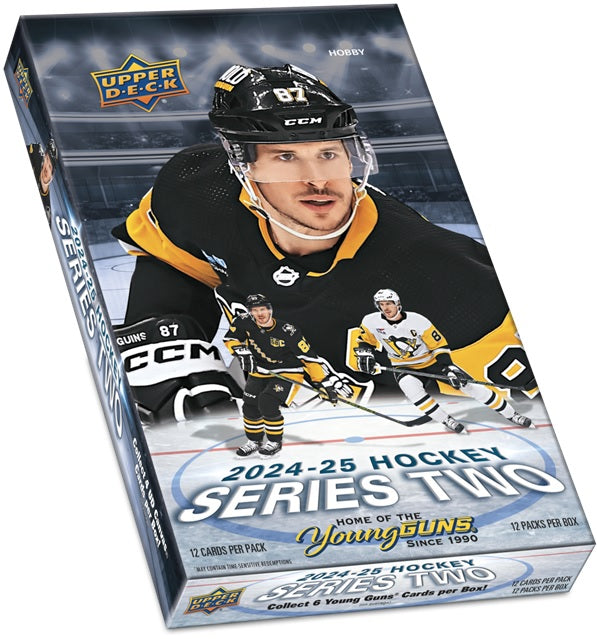 Sports Cards Upper Deck - 2024-25 - Hockey - Series 2 - 12 Box Hobby Case - Cardboard Memories Inc.