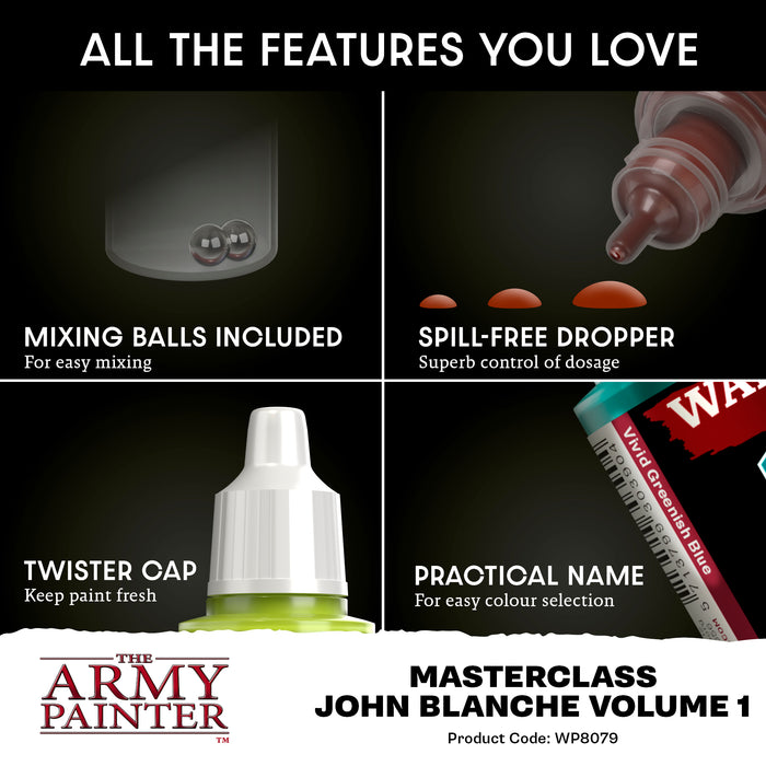 Paints and Paint Accessories Army Painter - John Blanche - Paint Set - Volume 1 - Cardboard Memories Inc.