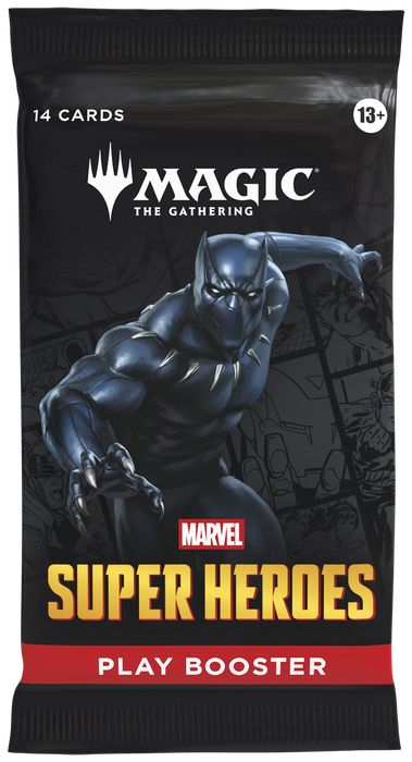 Trading Card Games Magic the Gathering - Marvel Super Heroes - Play Booster Pack - Pre-Order July 26th 2026 - Cardboard Memories Inc.