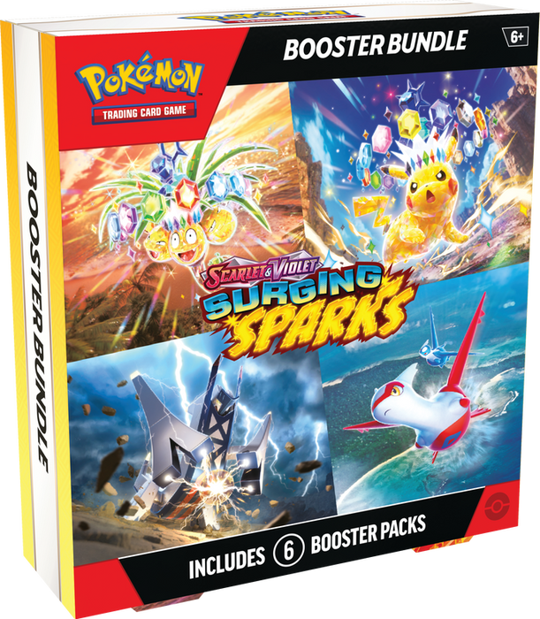 Trading Card Games Pokemon - Scarlet and Violet - Surging Sparks - Booster Bundle - Cardboard Memories Inc.