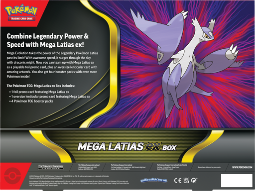 Trading Card Games Pokémon - Mega Evolution - Mega Latias EX - Collection Box - Cardboard Memories Inc.