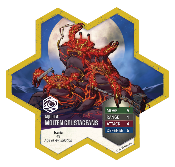 Collectible Miniature Games Renegade Game Studios - Heroscape - Molten Crustaceans and Tanuki Tricksters - Army Expansion - Cardboard Memories Inc.