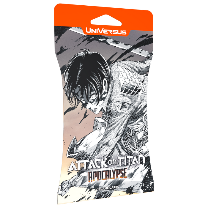Trading Card Game UVS Games - Attack on Titan - Apocalypse - Hanging Booster Pack - Cardboard Memories Inc.