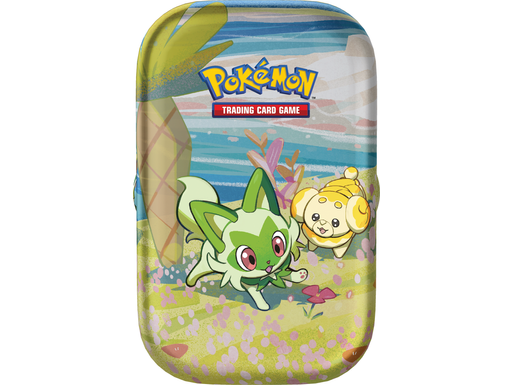 Trading Card Games Pokemon - Paldea Friends - Mini Tin - Sprigatito - Cardboard Memories Inc.