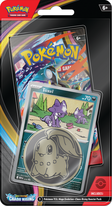 Trading Card Games Pokémon - Mega Evolution - Chaos Rising - Checklane Blister - Toxel - Cardboard Memories Inc.