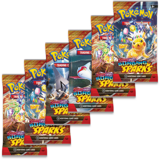 Trading Card Games Pokemon - Scarlet and Violet - Surging Sparks - Booster Bundle - Cardboard Memories Inc.