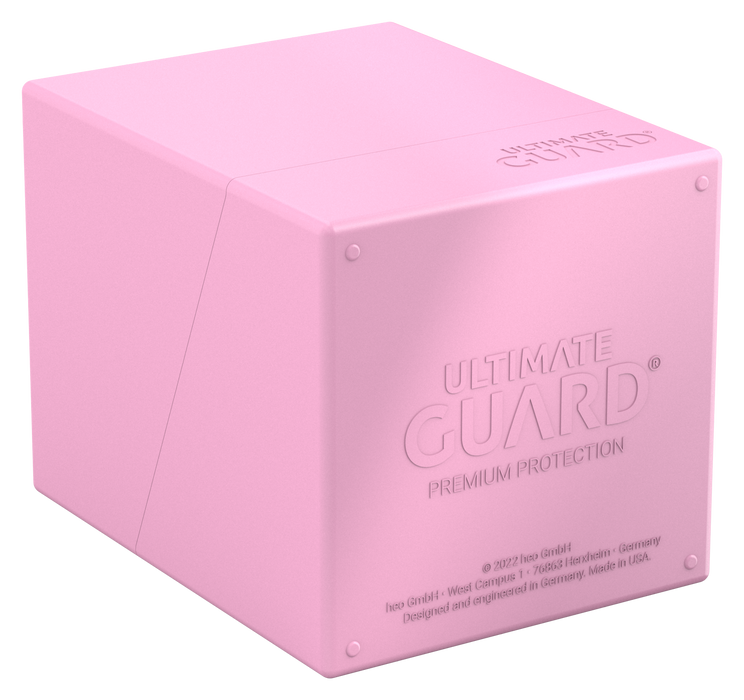Supplies Ultimate Guard - Boulder Deck Case - Pastel Solid - Candy Pink - 100 - Cardboard Memories Inc.