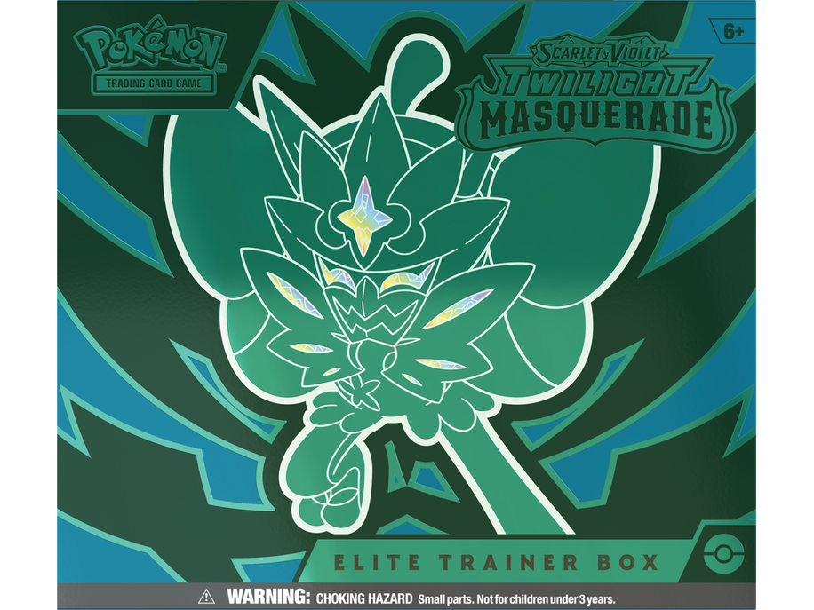 Trading Card Games Pokemon - Scarlet and Violet - Twilight Masquerade - Elite Trainer Box - Cardboard Memories Inc.