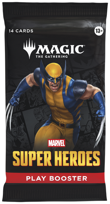 Trading Card Games Magic the Gathering - Marvel Super Heroes - Play Booster Pack - Pre-Order July 26th 2026 - Cardboard Memories Inc.