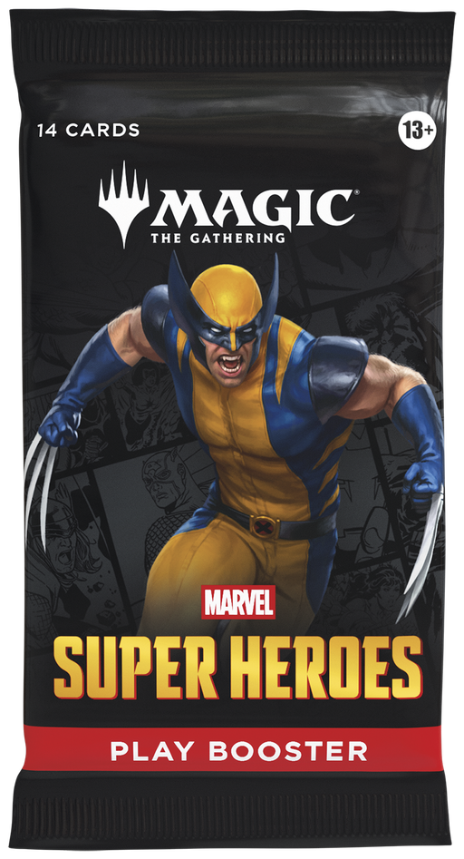 Trading Card Games Magic the Gathering - Marvel Super Heroes - Play Booster Pack - Pre-Order July 26th 2026 - Cardboard Memories Inc.