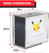 Comic Supplies Evoretro - Acrylic Pokémon ETB Protector with Sliding Lid - 4.0mm - Cardboard Memories Inc.