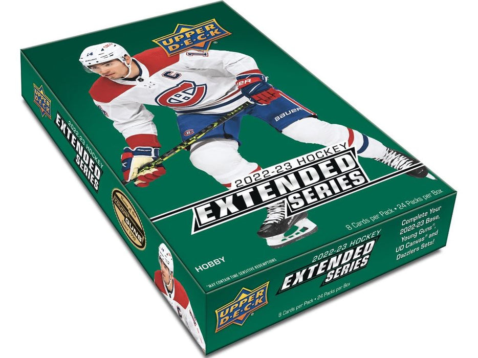 Sports Cards Upper Deck - 2022-23 - Hockey - Extended Series - Hobby Box - Cardboard Memories Inc.