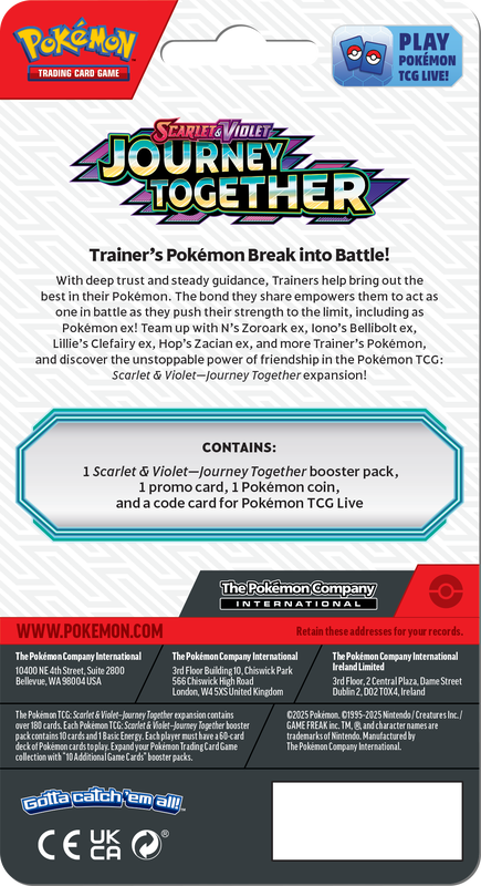 Trading Card Games Pokémon - Scarlet and Violet - Journey Together - Checklane Blister - Yanma - Cardboard Memories Inc.
