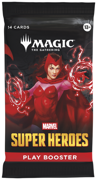 Trading Card Games Magic the Gathering - Marvel Super Heroes - Play Booster Pack - Pre-Order July 26th 2026 - Cardboard Memories Inc.