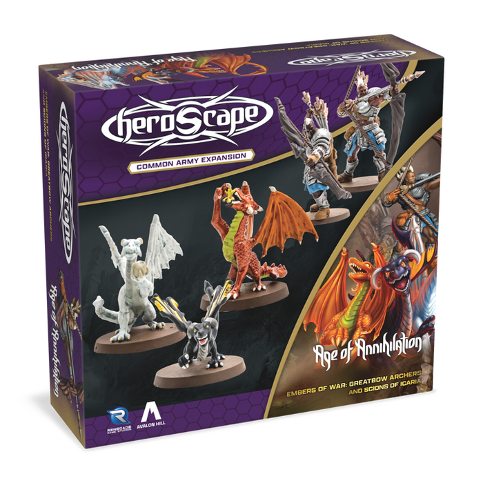 Collectible Miniature Games Renegade Game Studios - Heroscape - Greatbows Archers and Scions of Icaria - Army Expansion - Cardboard Memories Inc.