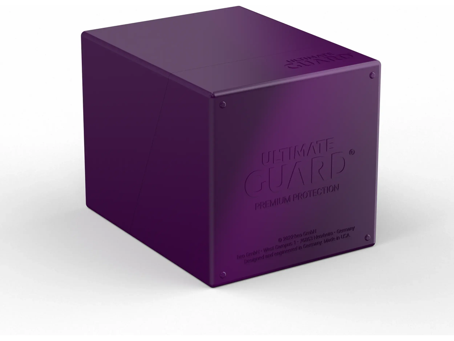 Supplies Ultimate Guard - Boulder Deck Case - Solid Purple - 100 - Cardboard Memories Inc.