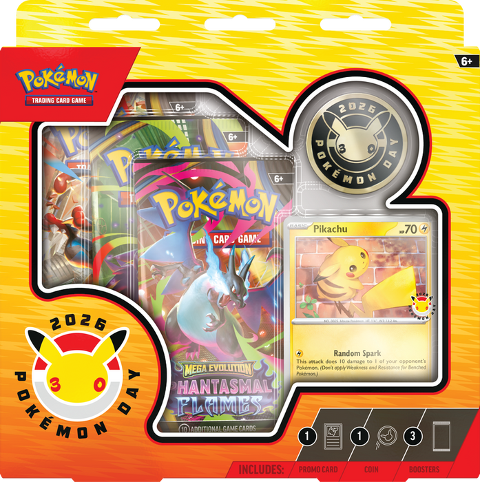 Trading Card Games Pokémon - Pokémon Day - 2026 - Collection Box - Pre-Order January 30th 2026 - Cardboard Memories Inc.