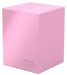 Supplies Ultimate Guard - Boulder Deck Case - Pastel Solid - Candy Pink - 100 - Cardboard Memories Inc.