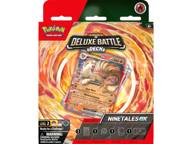 Trading Card Games Pokemon - Scarlet and Violet - Deluxe Battle Decks - Ninetales EX - Cardboard Memories Inc.