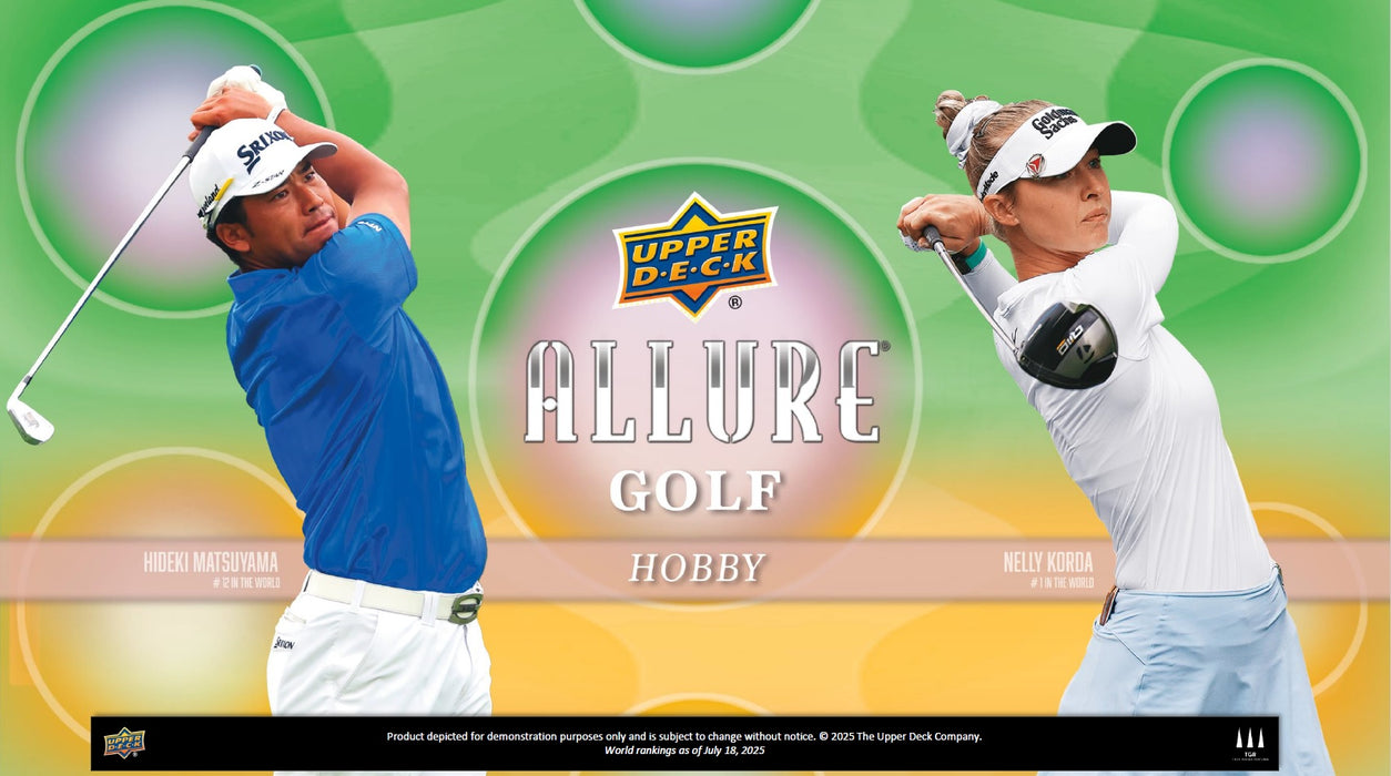 Sports Cards Upper Deck - 2026 - Golf - Allure - Trading Card Hobby Box - Pre-Order February 15th 2026 - Cardboard Memories Inc.