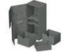 Supplies Ultimate Guard - Twin Flip N Tray Deck Case - Monocolor Grey - 266+ - Cardboard Memories Inc.