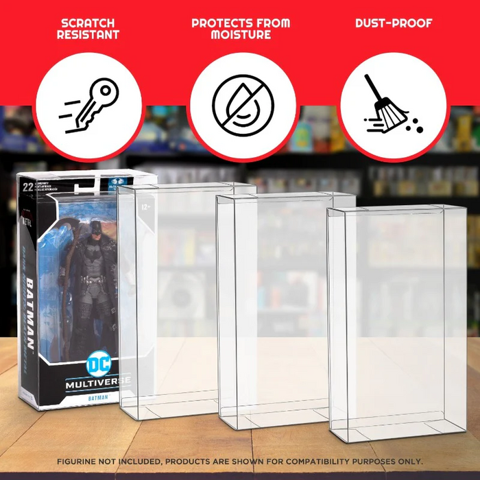 Comic Supplies Evoretro - Multiverse McFarlane Regular PET Protective Cases - 10 Pack - Available April 22nd 2025 - Cardboard Memories Inc.