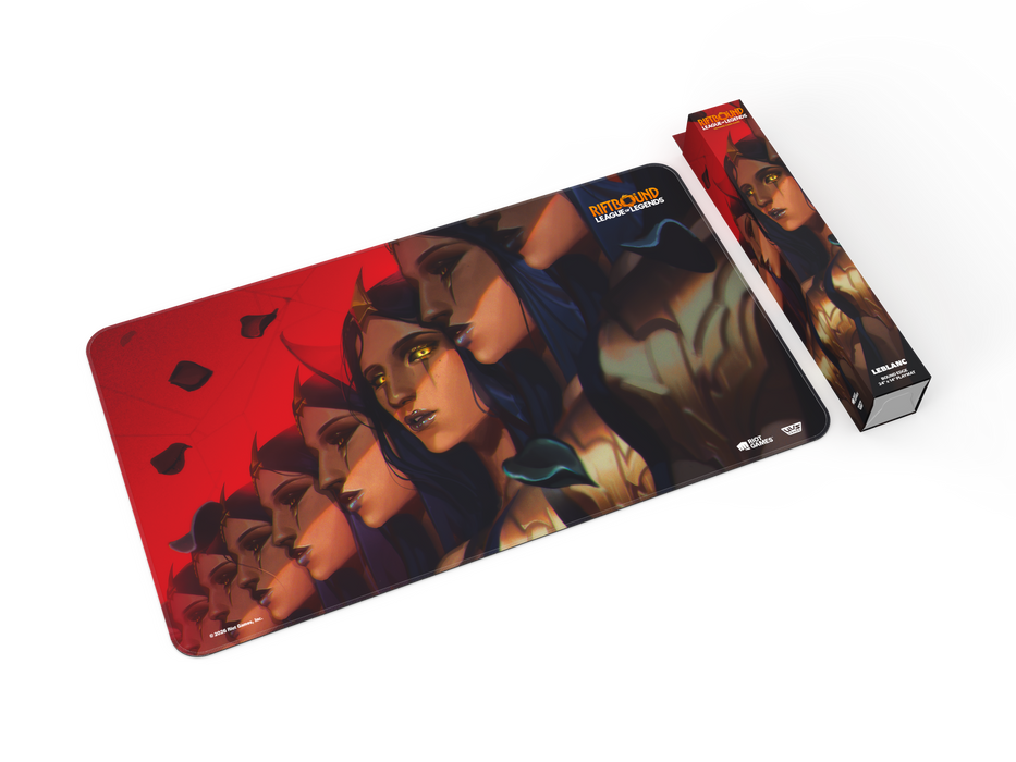 Riftbound - League of Legends Trading Card Game - Unleashed - Playmat - Leblanc - Pre-Order May 8th, 2026 - Cardboard Memories Inc.