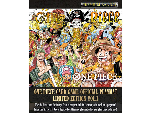Collectible Card Games Bandai - One Piece Card Game - Limited Edition Playmat - Vol 1 - Pre-Order August 30th 2024 - Cardboard Memories Inc.