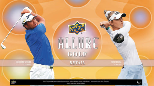 Sports Cards Upper Deck - 2026 - Golf - Allure - Blaster Box - Pre-Order February 15th 2026 - Cardboard Memories Inc.