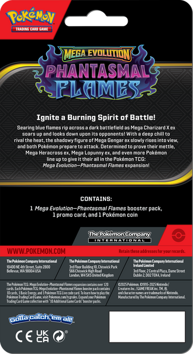 Trading Card Games Pokémon - Mega Evolution - Phantasmal Flames - 3 Pack Blister - Cottonee - Cardboard Memories Inc.