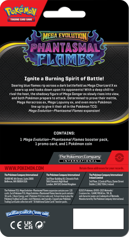 Trading Card Games Pokémon - Mega Evolution - Phantasmal Flames - 3 Pack Blister - Cottonee - Cardboard Memories Inc.