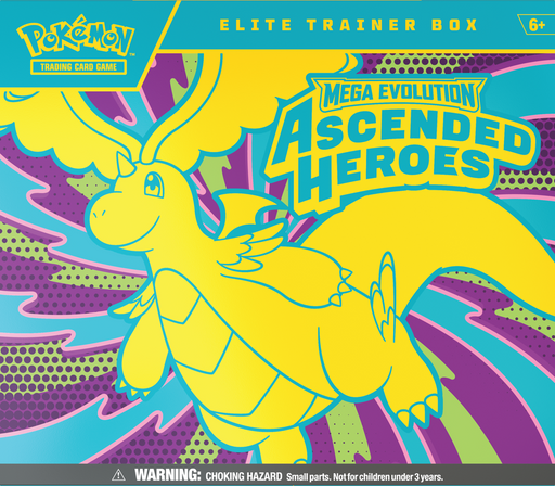 Trading Card Games Pokémon - Mega Evolution - Ascended Heroes - Elite Trainer Box - Pre-Order February 20th 2026 - Cardboard Memories Inc.