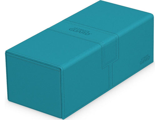 Supplies Ultimate Guard - Twin Flip N Tray Deck Case - Monocolor Petrol - 266+ - Cardboard Memories Inc.