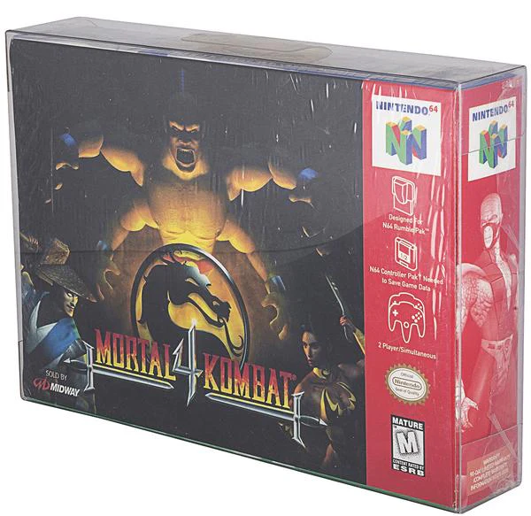 Comic Supplies Evoretro - Super Nintendo/Nintendo 64 Box PET Protectors - 25 Pack - Cardboard Memories Inc.