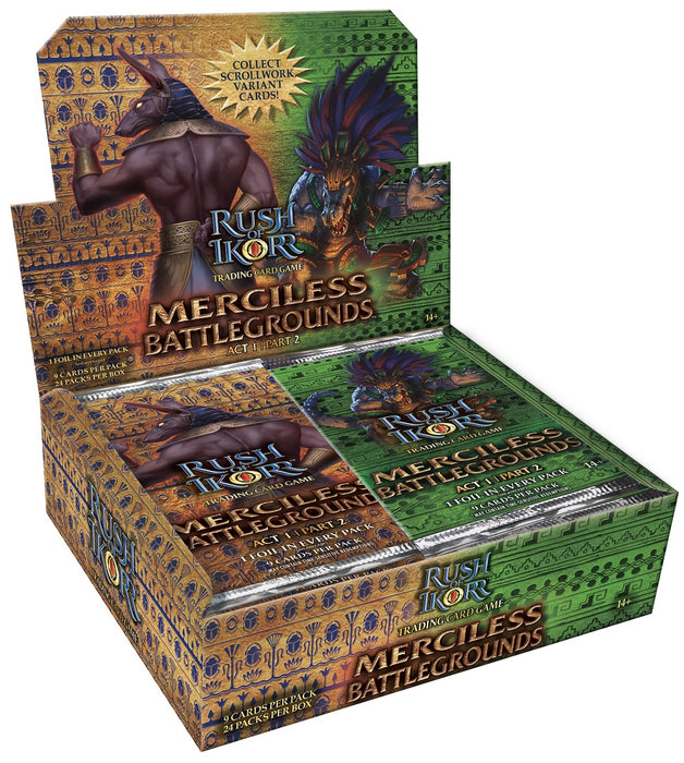 collectible card game Upper Deck - Rush of Ikorr - Act 1 - Merciless Battlegrounds - Booster Box - CANADIAN ORDERS ONLY PLEASE - Pre-Order December 3rd 2025 - Cardboard Memories Inc.