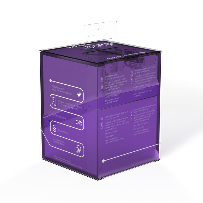 Supplies Ultimate Guard - Boulder Deck Case - MTG Mana Edition - Swamp - 100 - Cardboard Memories Inc.