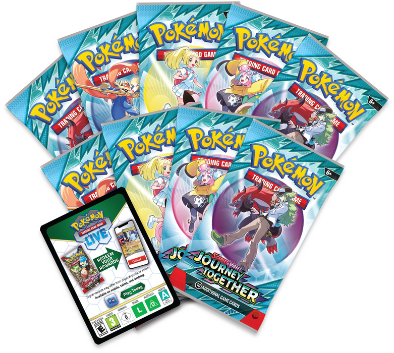 Trading Card Games Pokémon - Scarlet and Violet - Journey Together - Elite Trainer Box - Cardboard Memories Inc.