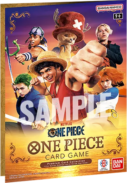collectible card game Bandai - One Piece Card Game - Live Action Edition - Straw Hat Crew - Vol. 2 - Premium Card Collection - Pre-Order November 27th 2026 - Cardboard Memories Inc.