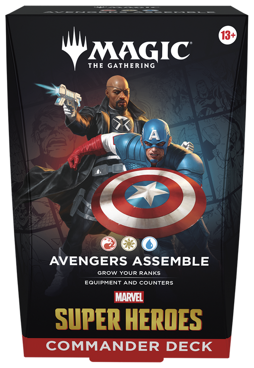 Trading Card Games Magic the Gathering - Marvel Super Heroes - Avengers Assemble - Commander Deck - Pre-Order July 26th 2026 - Cardboard Memories Inc.