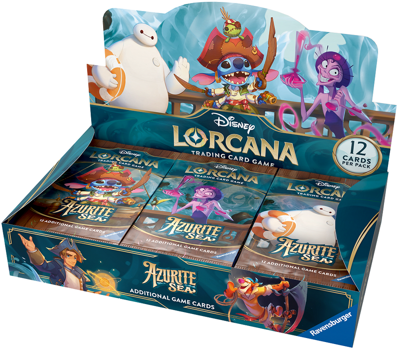 Trading Card Games Disney - Lorcana - Azurite Sea - Booster Box - Cardboard Memories Inc.