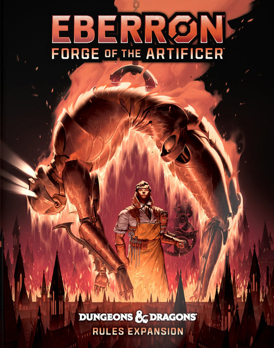 Role Playing Games Wizards of the Coast - Dungeons and Dragons - 5th Edition - Eberron Forge of the Artificer - Alt Cover - Available November 25th 2025 - Cardboard Memories Inc.