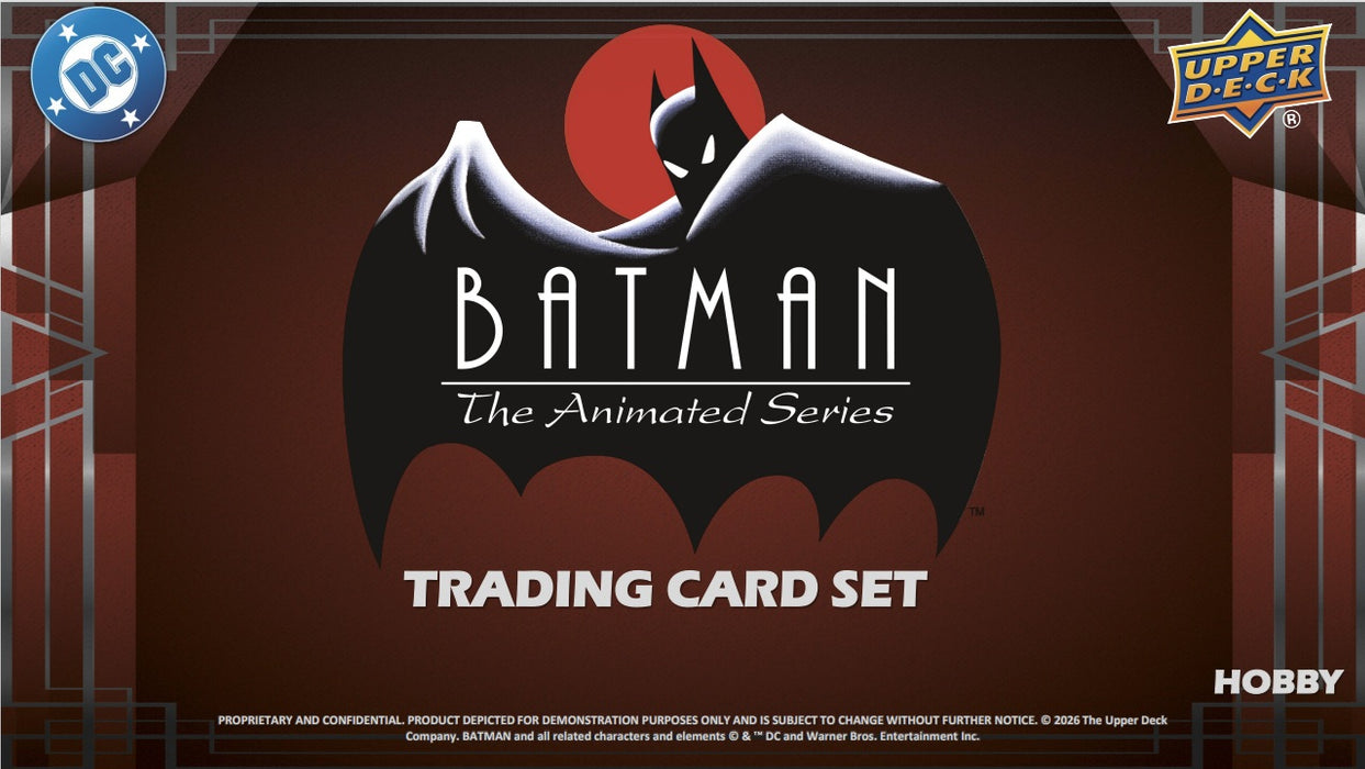 Upper Deck - 2026 - Batman the Animated Series Trading Cards - Hobby Box - Pre-Order April 30th 2026