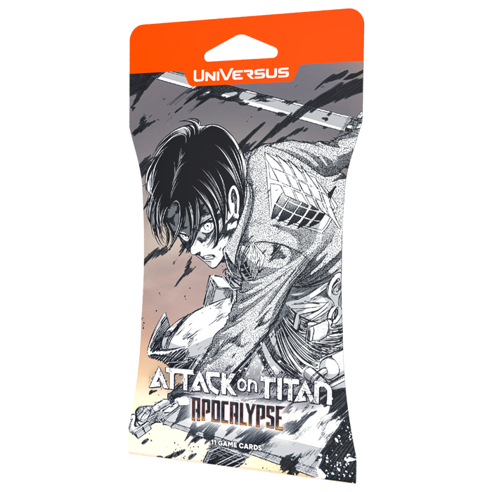 Trading Card Game UVS Games - Attack on Titan - Apocalypse - Hanging Booster Pack - Cardboard Memories Inc.