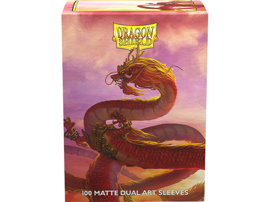 Supplies Arcane Tinmen - Dragon Shield Art Sleeves - Standard Size - Matte - Year of the Dragon 2024 - Package of 100 - Cardboard Memories Inc.