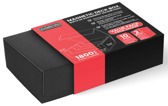 Comic Supplies Evoretro - Magnetic Card Deck Storage Box - 3 Row - Cardboard Memories Inc.