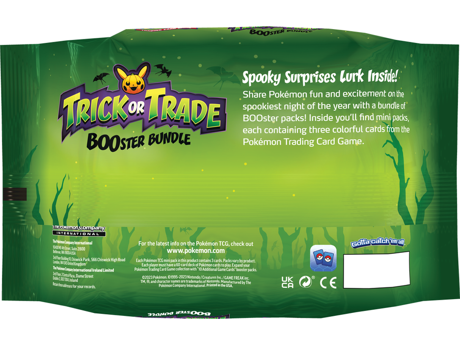 Trading Card Games Pokemon - Trick or Trade 2023 - Booster Packs - Cardboard Memories Inc.