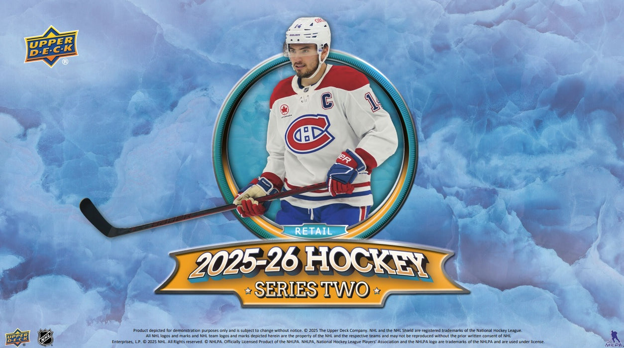 Sports Cards Upper Deck - 2025-26 - Hockey - Series 2 - Blaster Box - Pre-Order March 15th 2026 - Cardboard Memories Inc.