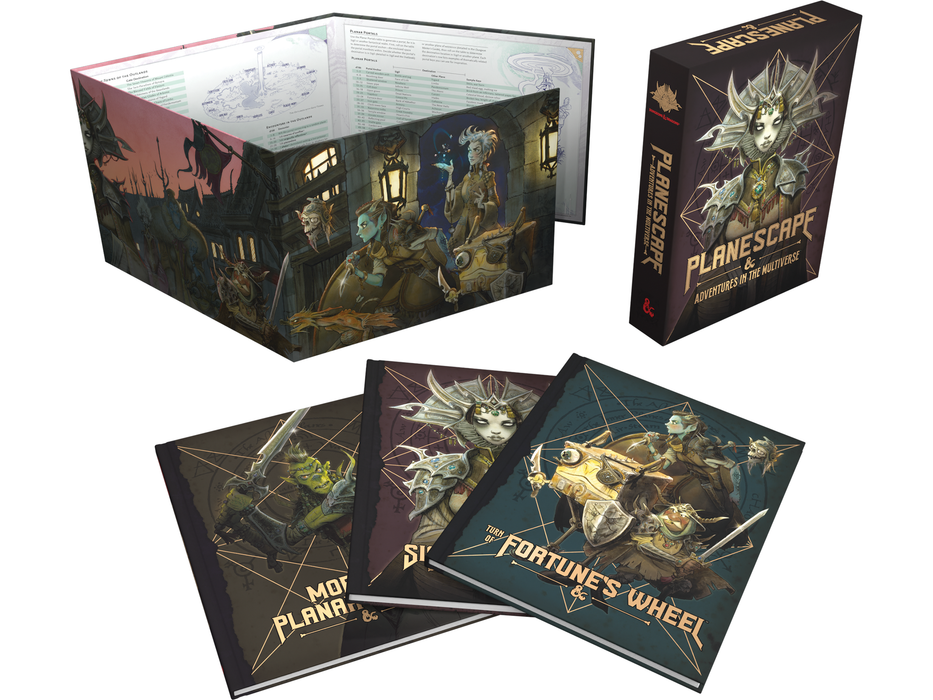 Role Playing Games Wizards of the Coast - Dungeons and Dragons - 5th Edition - Planescape Adventures in the Multiverse - Alternate Hardcover - Cardboard Memories Inc.