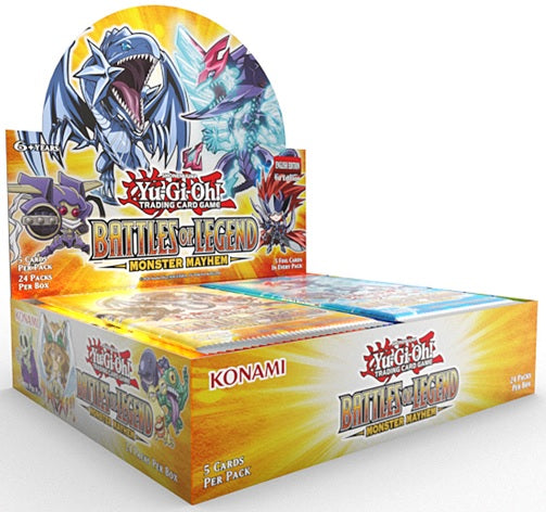 Trading Card Games Konami - Yu-Gi-Oh! - Battles of Legend - Monster Mayhem - Booster Box - Cardboard Memories Inc.