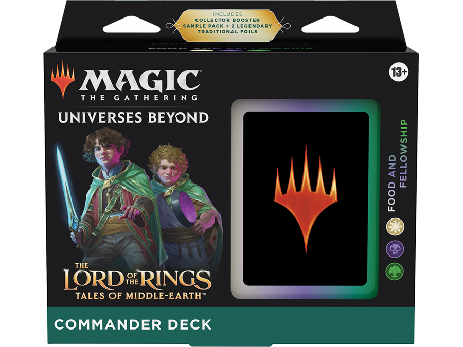 Trading Card Games Magic the Gathering - Lord of the Rings - Commander Deck - Food and Fellowship - Cardboard Memories Inc.